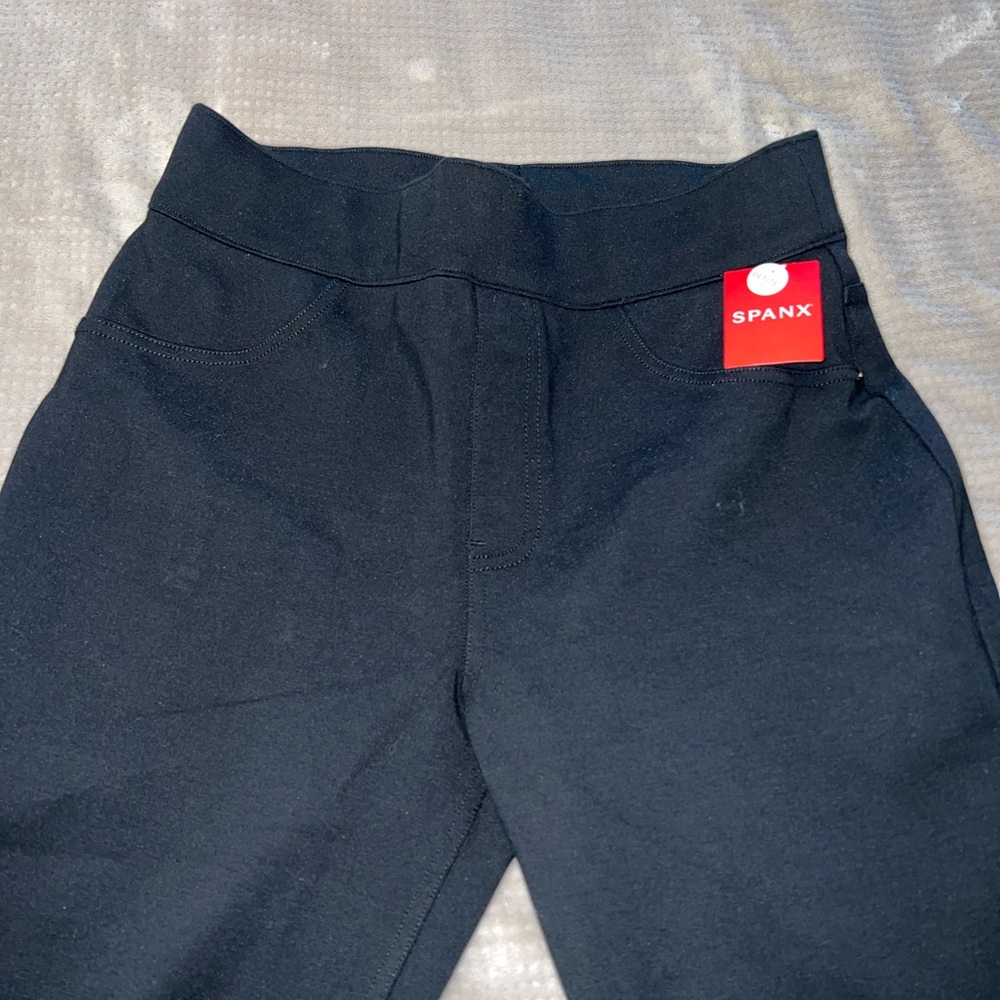 Women's SPANX Ponte Perfect Black Pants – Size Medium – NWT - Picture 2 of 5